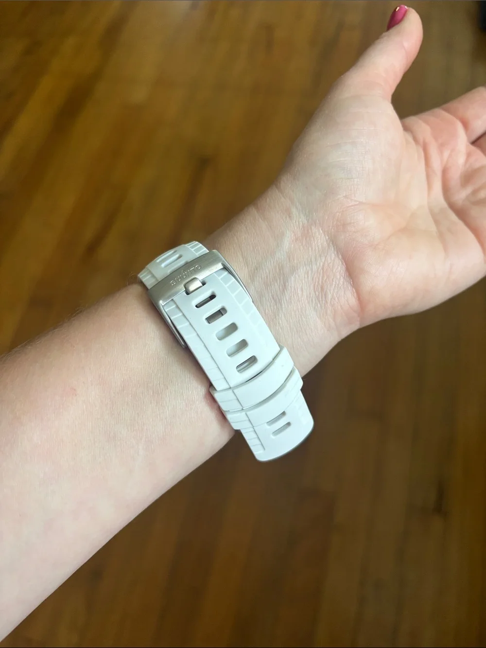 Suunto 5 White GPS Outdoor Sports Watch with Silver Bezel
